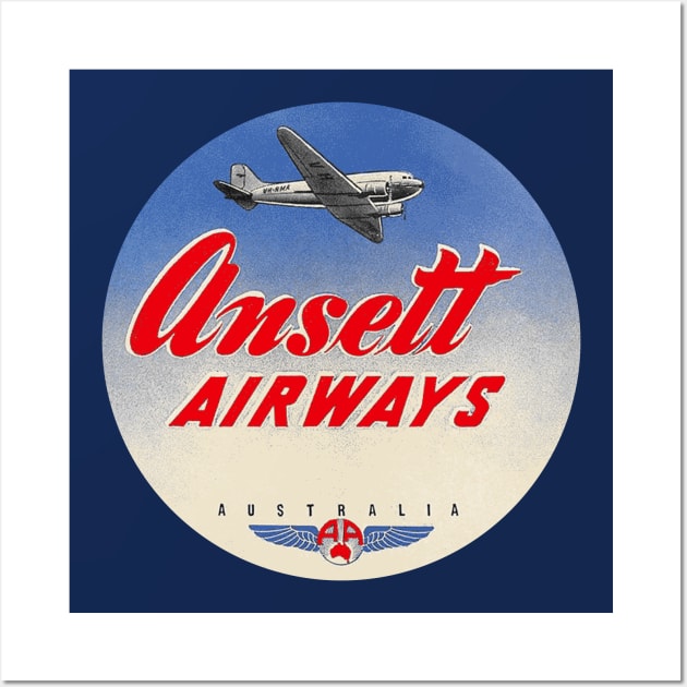 Ansett Airways 2 Wall Art by Midcenturydave